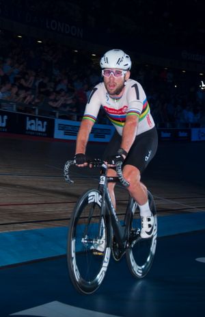 Cavendish riding the Six Day London