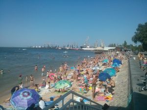 베르댠스크의 아조우해 해변