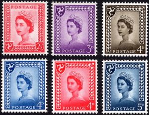 엘리자베스 2세, 전 맨 섬 군주, 맨 섬 우표에 등장