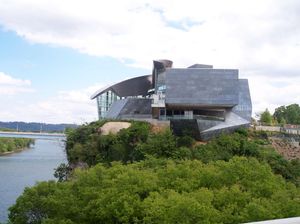 헌터 미국 미술관의 현대식 확장 건물