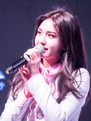 2016년 12월 19일 불빛거리 출정식에서 전소미