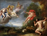 그레고리오 라차리니의 「파리스의 심판」 (18세기)