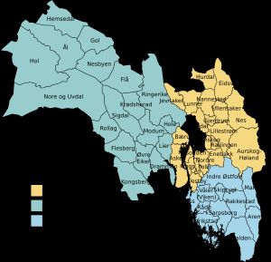 지방 자치 단체의 지도. 2024년 분할 후 색상으로 구분되어 있다.