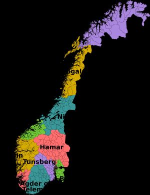 노르웨이 교회의 교구