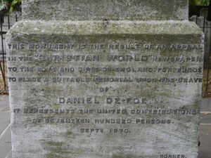 번힐 필즈 기념비 상세 모습