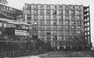 1930년경 섬의 아파트 블록