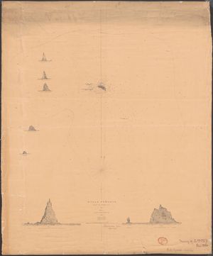 덴햄의 1853년 볼스 피라미드 지도