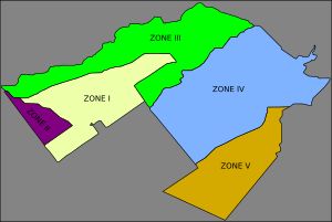 파키스탄 이슬라마바드 수도권의 5개 구역