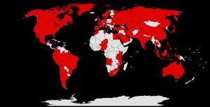 워너크라이 랜섬웨어 공격으로 처음 영향을 받은 국가들