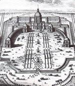 망사르가 설계한 앵발리드(1700년경)