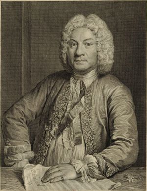 쿠프랭, 장 자크 플리파르의 판화, 1735년, 앙드레 부아 작.