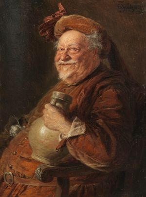 에두아르트 폰 그뤼츠너의 팔스타프(1906)