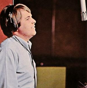 칼 윌슨(1966년 사진)은 리드 보컬을 맡았고 12현 기타를 연주했다.