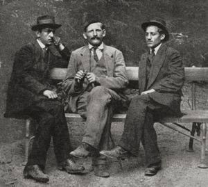 3인 암살단 트리프코 그라베즈, 밀란 치가노비치, 1914년 5월 칼레메그단 공원에서의 프린치프