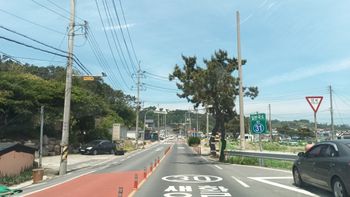 경주시 문무대왕면의 국도 제31호선