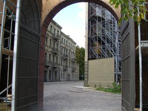 스튜디오 인접 부지인 Filmpark Babelsberg의 영화 세트 베를린