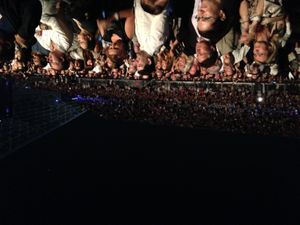 2013년 아부다비 du 아레나에서 열린 보첼리의 콘서트 군중
