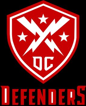 2020년에 사용된 DC 디펜더스의 이전 로고