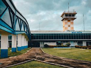 보아비스타 국제공항의 탑승구