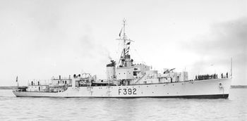 1951년 오스트레일리아를 방문한 PNS Shamsher.