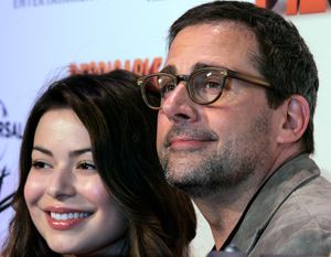 미란다 코스그로브와 스티브 카렐, 영화 《슈퍼배드 2》 오스트레일리아 시사회