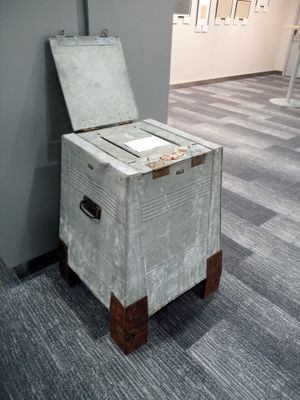 1907년 선거에 사용된 투표함