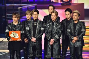 2015년 12월 두 번째 일본 레코드 대상 대상을 수상하는 산다이메 J Soul Brothers