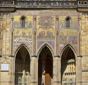 황금문(주석)의 최후의 심판 모자이크