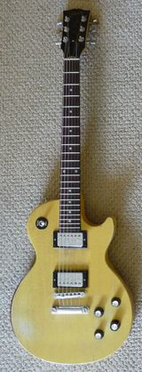 깁슨 레스 폴 페이디드 스페셜 TV 옐로우 (스피드 노브가 SG 톱 해트 노브로 교체됨)