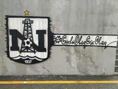 네프치 아레나의 벽화