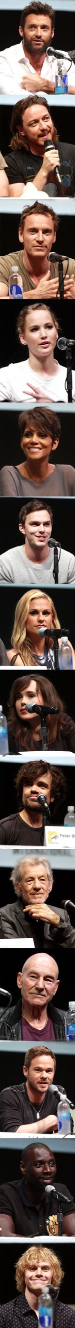 엑스맨 데이즈 오브 퓨처 페스트 배우들.