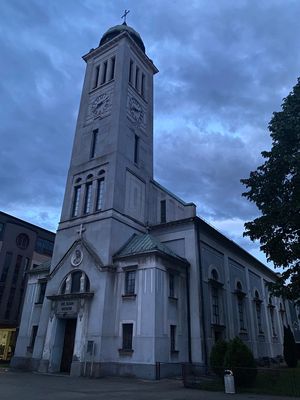 보스니아 헤르체고비나의 국립 기념물인 신 제니차에 있는 가톨릭 성 엘리야 교회