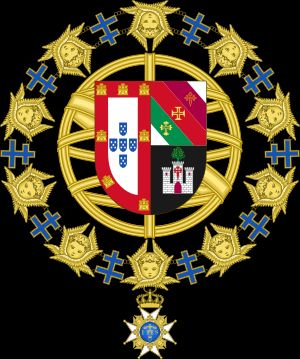 아니발 카바쿠 실바의 세라핌 훈장 기사 문장