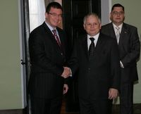 2007년 3월 미하이 러즈반 운구레아누와 레흐 카친스키