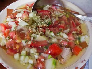 몬사라즈의 포르투갈식 가스파초