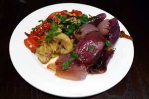 구운 채소 아스칼리바다