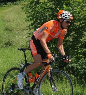 2007년 바스크 자전거 대회에서 달리는 산체스