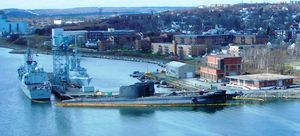 CFB 핼리팩스는 캐나다 왕립 해군(RCN) 해상 전력 대서양 부대의 본부이다.