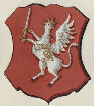 1566년에 채택된 라트갈레의 역사적인 문장