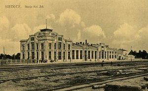 20세기 초 시에들체 기차역