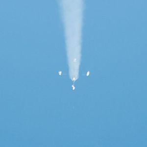 소유즈 TMA-04M 발사 시 나타난 코롤레프 십자가