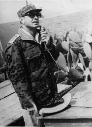 10월 전쟁 당시의 사드 엘샤즐리 중장