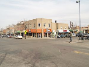 콜로라도 대학교 볼더 학생들의 캠퍼스 밖 생활 중심지 중 하나인 "더 힐"