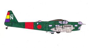 일련 번호 'Ñ'가 있는 Potez 540 스페인 공화국 공군기