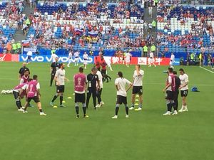 우루과이 국가대표팀 워밍업