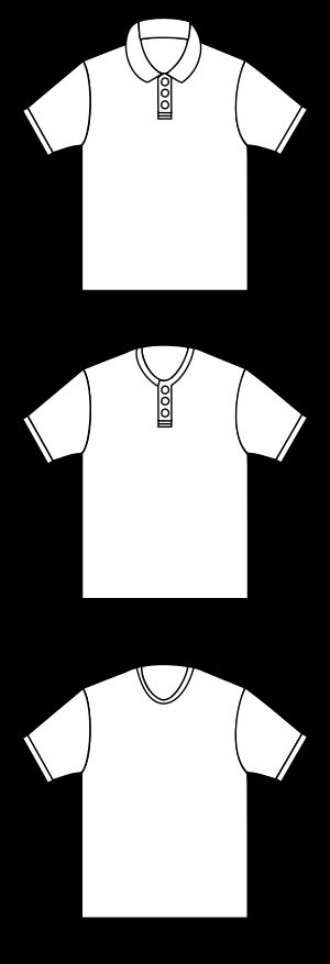 셔츠의 세 가지 유형