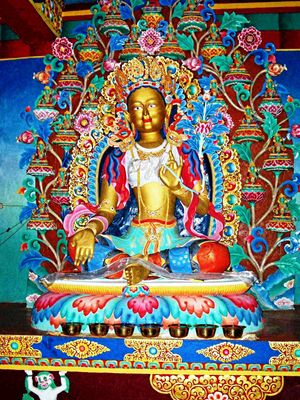 타라(Tara)상, 쿨루 근처의 Urgyen Sanag Choling Gompa, 히마찰프라데시