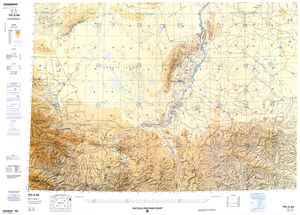 인촨 시를 포함한 지도