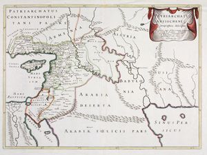 멜키오르 타베르니에의 Patriarchatus Antiocheni (1640년)