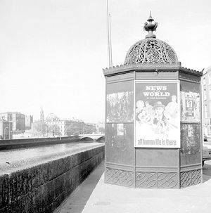 1969년 더블린에서 발행된 뉴스 오브 더 월드 광고